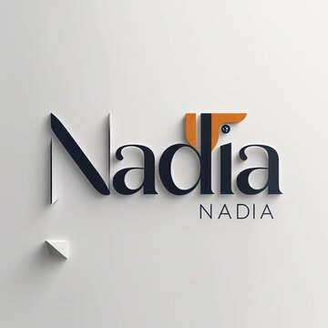 Nadia name logo