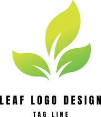 Leaf's logo icon vector illustration template design  Premium Vector