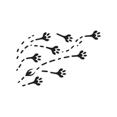 Minimalist Bird Tracks icon