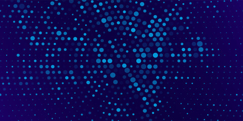 Cyber Big Data Flow Particles Bokeh. Digital Neural Network. Concept of AI Artificial Intelligence Technology Machine Deep Learning. Digital Communication. Eps10