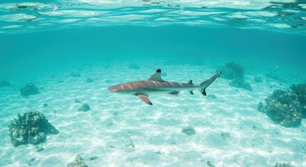 Obraz premium Underwater shark