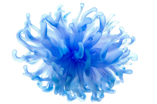 Bright bioluminescent glow isolated on transparent background - Powered by Adobe