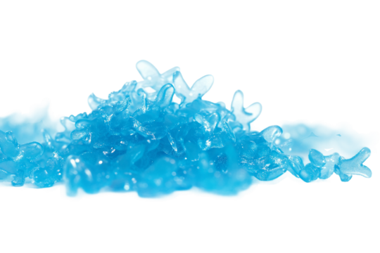 Shimmering bioluminescent glow isolated on transparent background