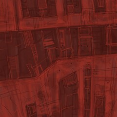 Abstract image for printing - digital painting. The picture is painted by hand on a tablet. © neurostructure