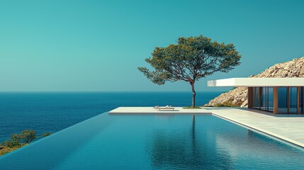 Luxury Cliffside Villa with Infinity Pool and Ocean View