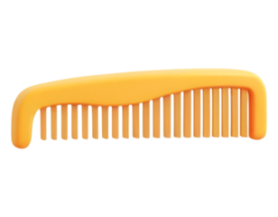 Bright orange comb for perfect hair styling and grooming, essential for everyday beauty routines
