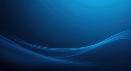 A captivating abstract background featuring flowing blue waves, a smooth gradient, and a modern design element, creating a visually appealing and serene atmosphere.
