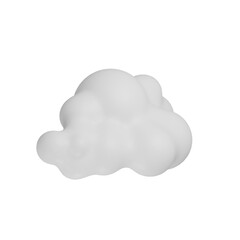 3D cloud computing icon