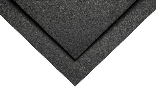 Dark gray layered panels with a sharp, triangular overlap