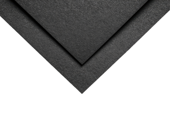 Dark gray layered panels with a sharp, triangular overlap