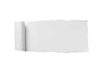 transparent torn paper with rough organic edges, isolated on a transparent background, top-down flat lay, studio lighting with copy space. Concept of new beginnings