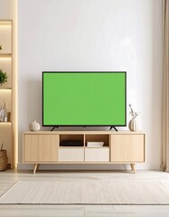 Modern living room with TV