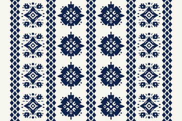 Obraz premium Aztec geometric seamless ethnic pattern. Tribal traditional ornament motif design for textile.Southwest Navajo Native American tribal ethnic modern