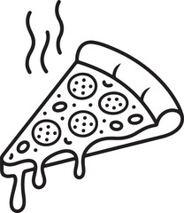 This is Eye Soothing & Minimalist Icon Design for National Cheese Pizza Day. Express your unique style with our custom-designed Icon