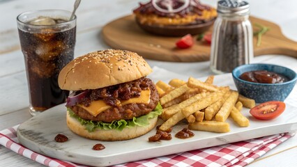 bbq-burger-combo-with-chili-cheese-fries-and-iced-
