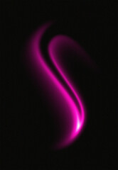 glowing pink loop