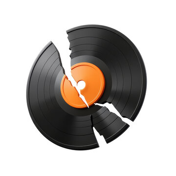 recommend clip art: Broken Vinyl Record