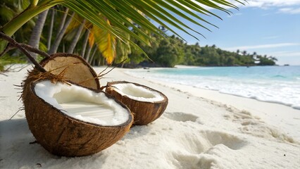 fresh-coconut-drink-with-tropical-beach-background