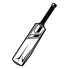 A cricket playing bat Vector illustration.