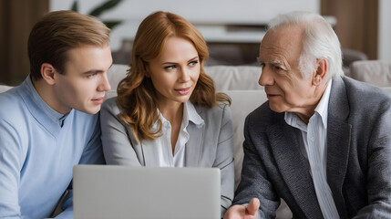 Obraz premium business people working together