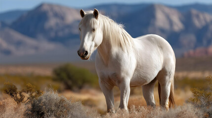 Obraz premium horse in the field