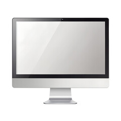 Blank iMac Screen Mockup &ndash; Modern Monitor Mockup Illustration