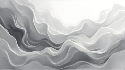 Fototapeta premium Soft gray textures, flowing patterns, minimalist forms, subtle elegance.
