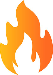 Obraz premium Flame Icons, Flame Vector Icon. Simple flat burning fire silhouette collection. Hot energy symbol for graphic design, Vector Illustration