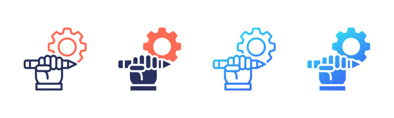 Service icon sheet multi style collection