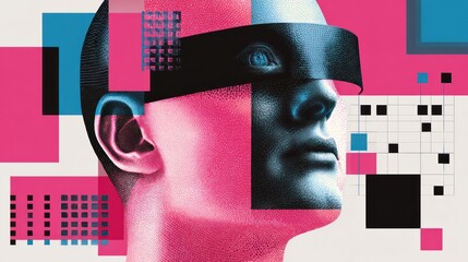 Abstract digital portrait