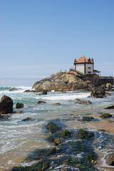 Fototapeta premium The Chapel do Senhor da Pedra, Arcozelo, not far from Porto, Portugal