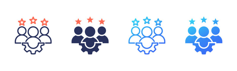 Expert Team icon sheet multi style collection