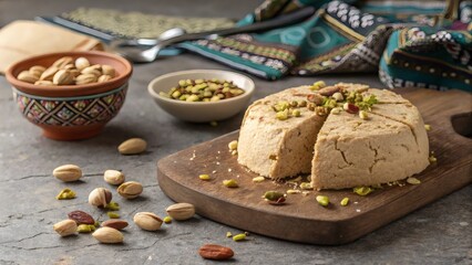 Halva traditional middle eastern sweet
