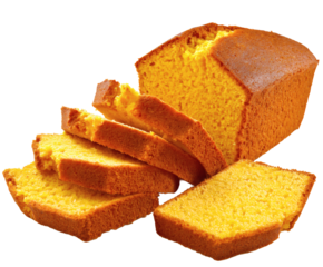 A beautifully sliced pound cake showcases a golden crust and soft, yellow crumb, perfect for any occasion.