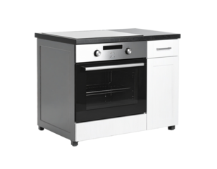 modern electric Oven white background