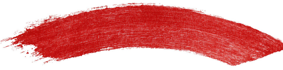 Red, textured, paint stroke