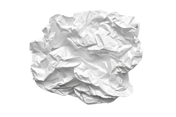 Obraz premium Crumpled white paper ball (7)
