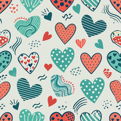 Heart Pattern Seamless Design