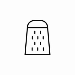 box grater or shredder icon sign vector