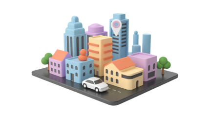 vector illustration of city