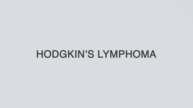 Hodgkin&rsquo;s lymphoma concept word hand holding stethoscope on white background for cancer monitoring, diagnosis, treatment, prevention, wellness, and lymphoma awareness