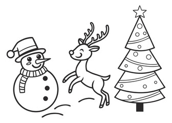 Black Christmas Icons Stock Illustrations. christmas vector.christmas bundle vectore 