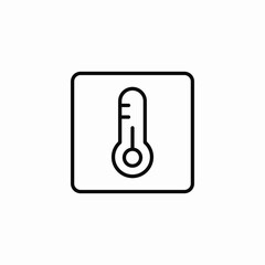 thermometer temperature gauge  icon sign vector