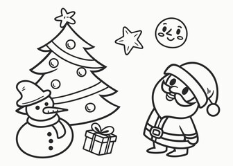 Black Christmas Icons Stock Illustrations. christmas vector.christmas bundle vectore 