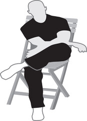 RELAXATION  SUR UNE CHAISE.eps