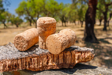 Piece Cork Tree Bark With
