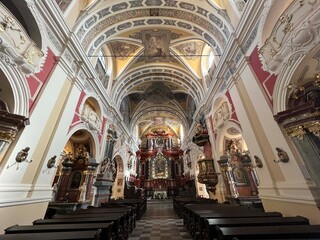 Fototapeta premium Inside the Church of St. Anthony of Padua in Poznan