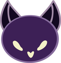 Simple Violet Cat