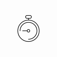 stopwatch timer icon icon sign vector