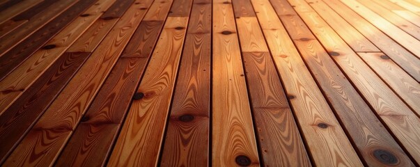 Smooth, polished cherry wood planks, warm tones , wood texture, polished, surface